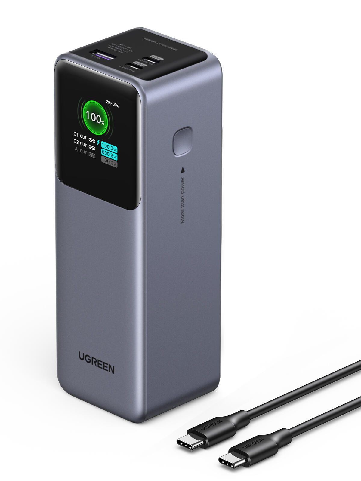 Ugreen 25000mAh 200W Fast Charging Powerbank Grey - Ugreen 25000mAh