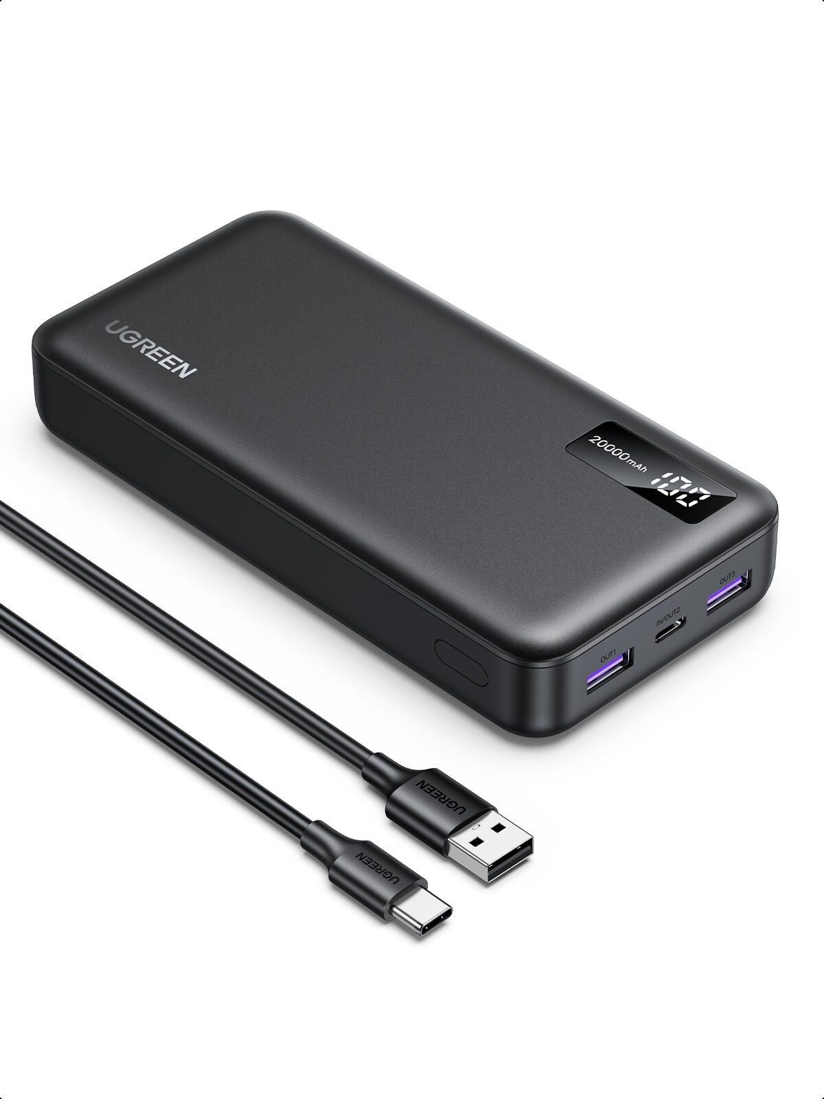 Ugreen 25683 power bank 20000 mAh Black - Ugreen 25683, 20000 mAh,