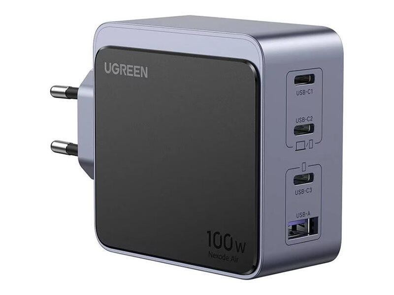 Ugreen Nexode S 100W 4-Port GaN Fast Charger EU gray Ordinateur