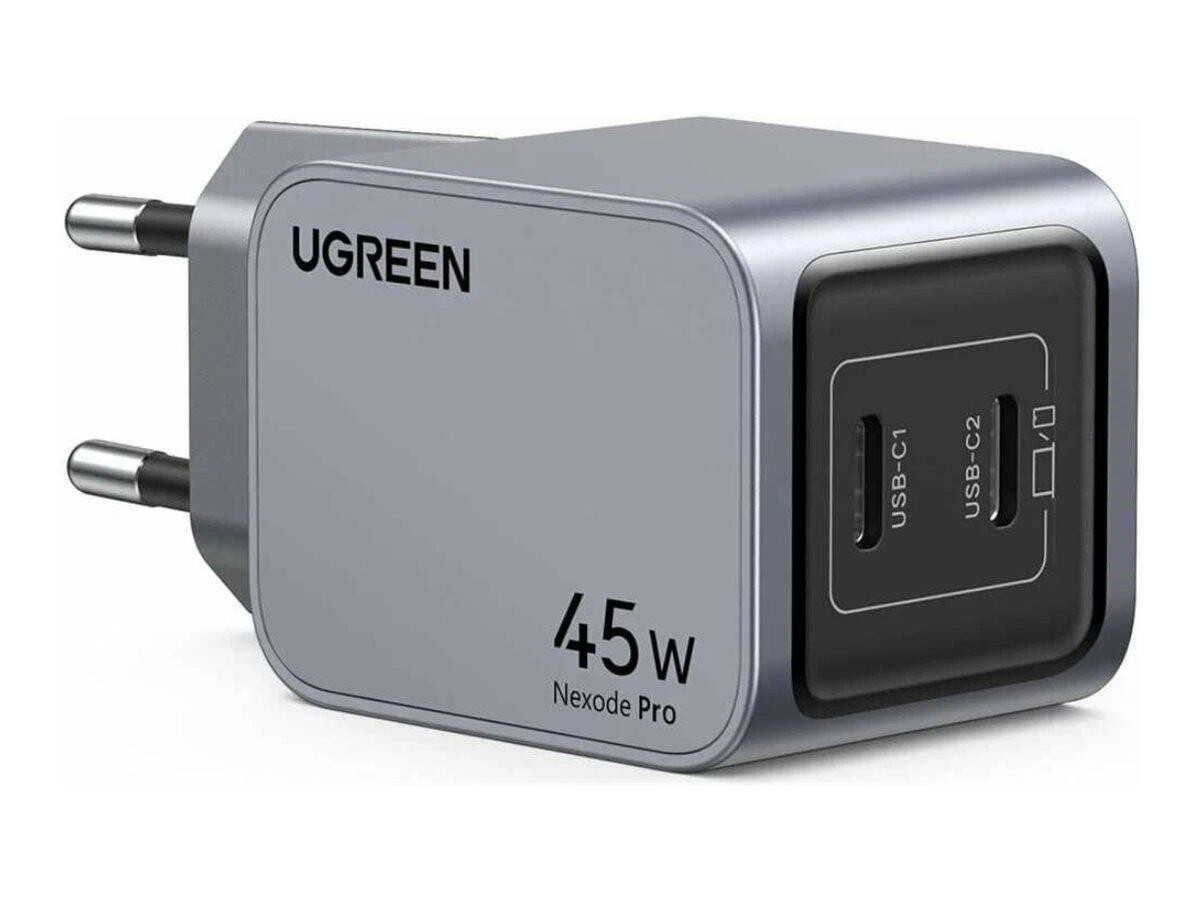 Ugreen 35008 mobile device charger Universal Grey AC Fast charging