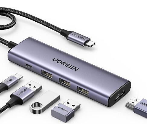 Ugreen 15596 laptop dock/port replicator Wired USB 3.2 Gen 1 (3.1 Gen