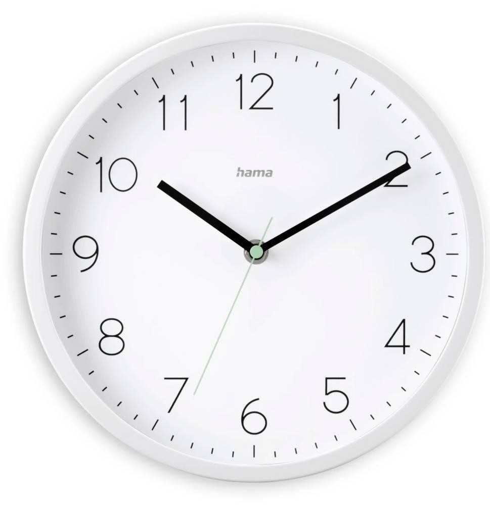 Hama 00222241 Funk Wanduhr 25cm x 250mm x 250mm x 40mm Weiß