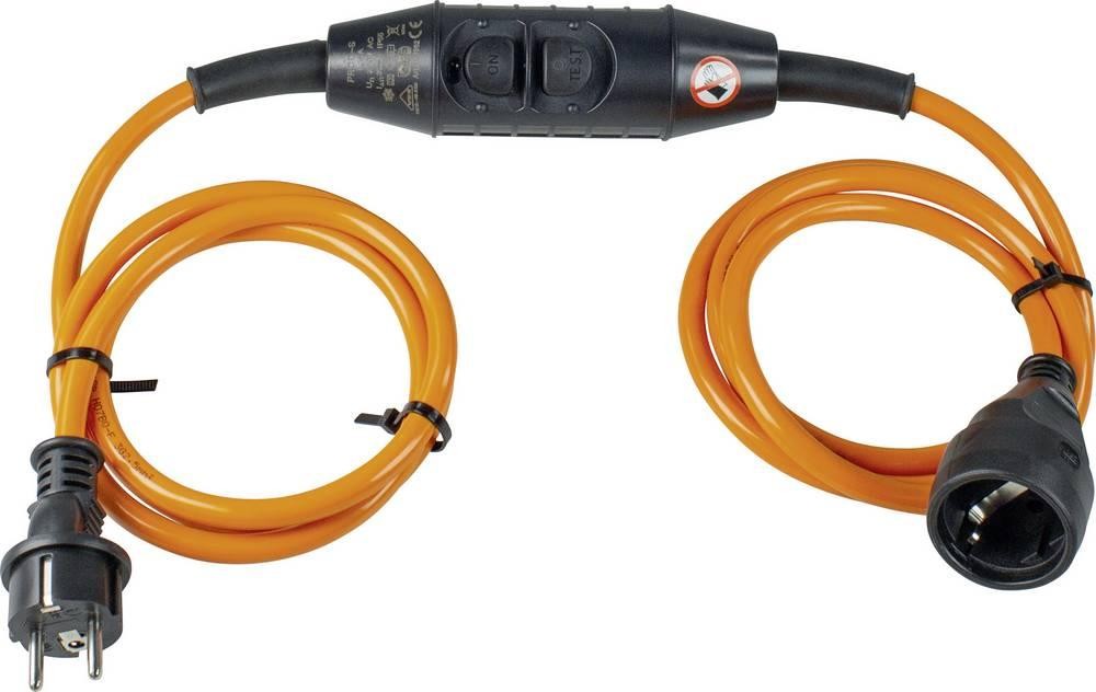 AS Schwabe 45458 Personenschutz-câble d'extension plastique PRCD-S