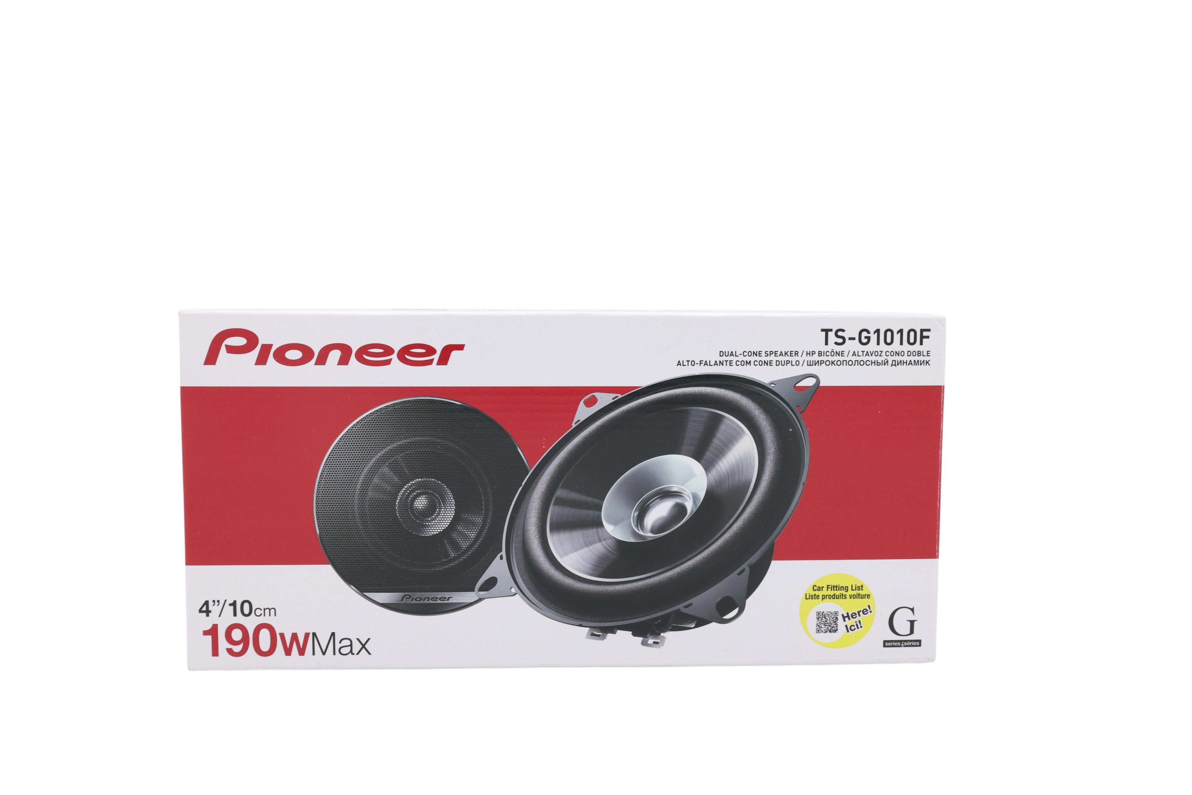 Pioneer TSG-1010F KFZ-Doppelmembranspeaker, black
