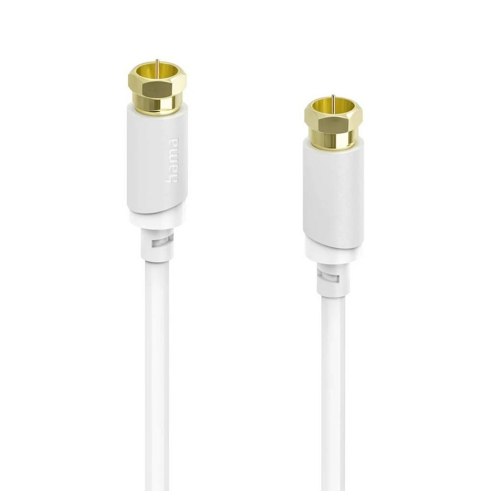 Hama Antennen, SAT Anschlusskabel [1x Koaxial-Stecker - 1x Koaxial-