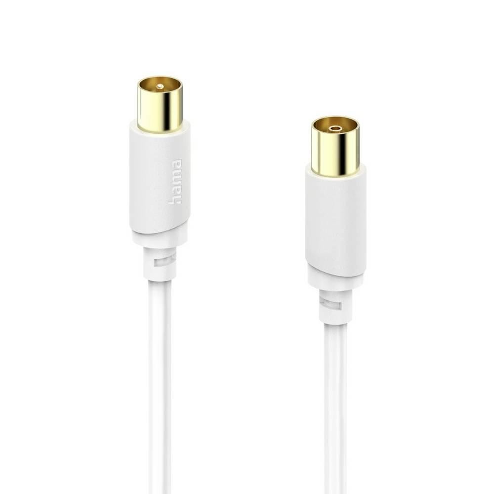 Hama 00202026 coaxial cable 10 m White - Hama 00202026, 10 m, Coaxial,