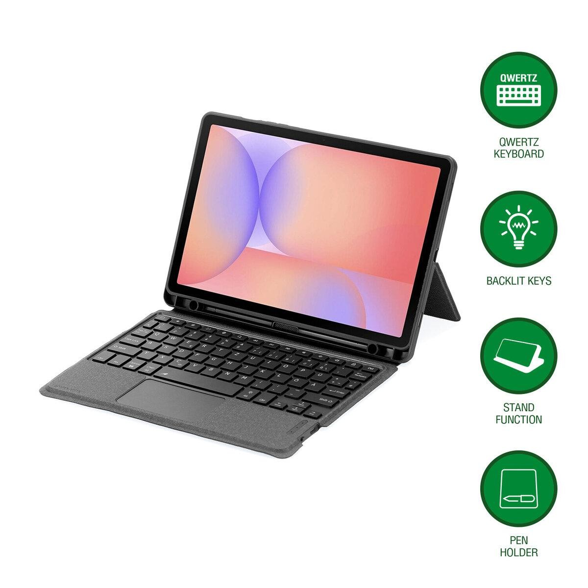 4smarts Tastatur Case Solid Pro QWERTZ Galaxy Tab S10 Lite - Passend