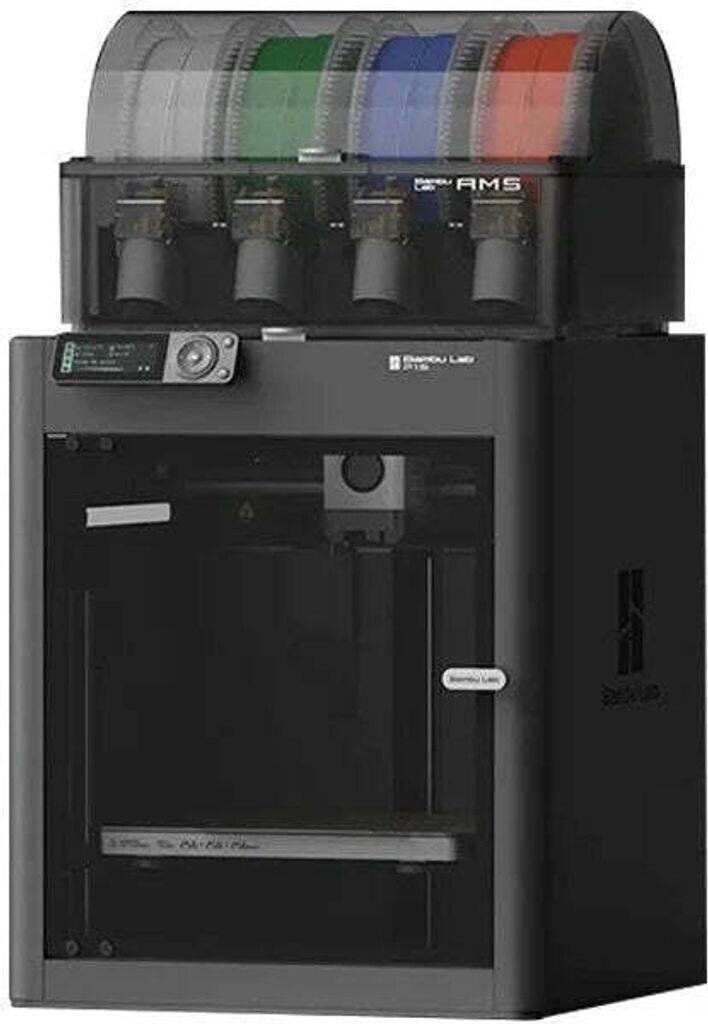 BambuLab P1S Combo (AMS) 3D Printer beheizbares Druckbett,