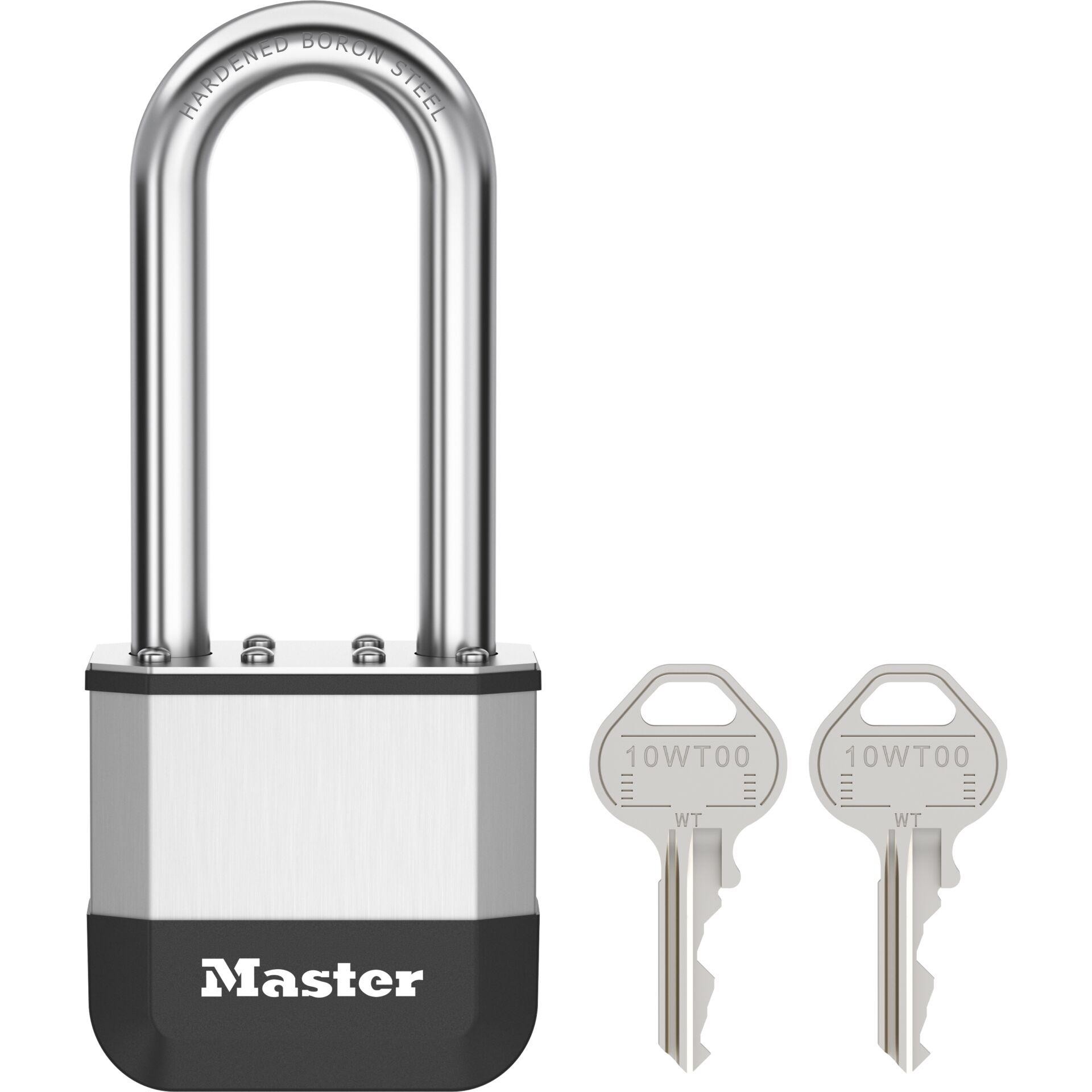 Master Lock Elite 52mm Vorhänge- schloss 64mm Bügel 5-Stift-Zyl.