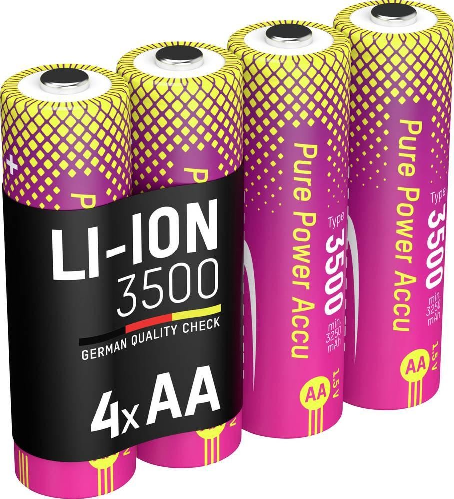 Ansmann Li-Ion batterie rechargeable Mignon AA Typ 3500 (min. 3200