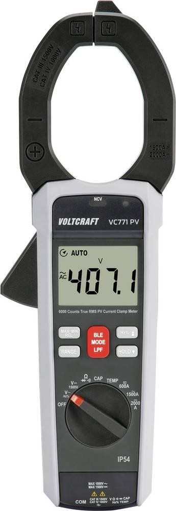 VOLTCRAFT VC771 Stromzange kalibriert (ISO) digital Datenlogger, incl.