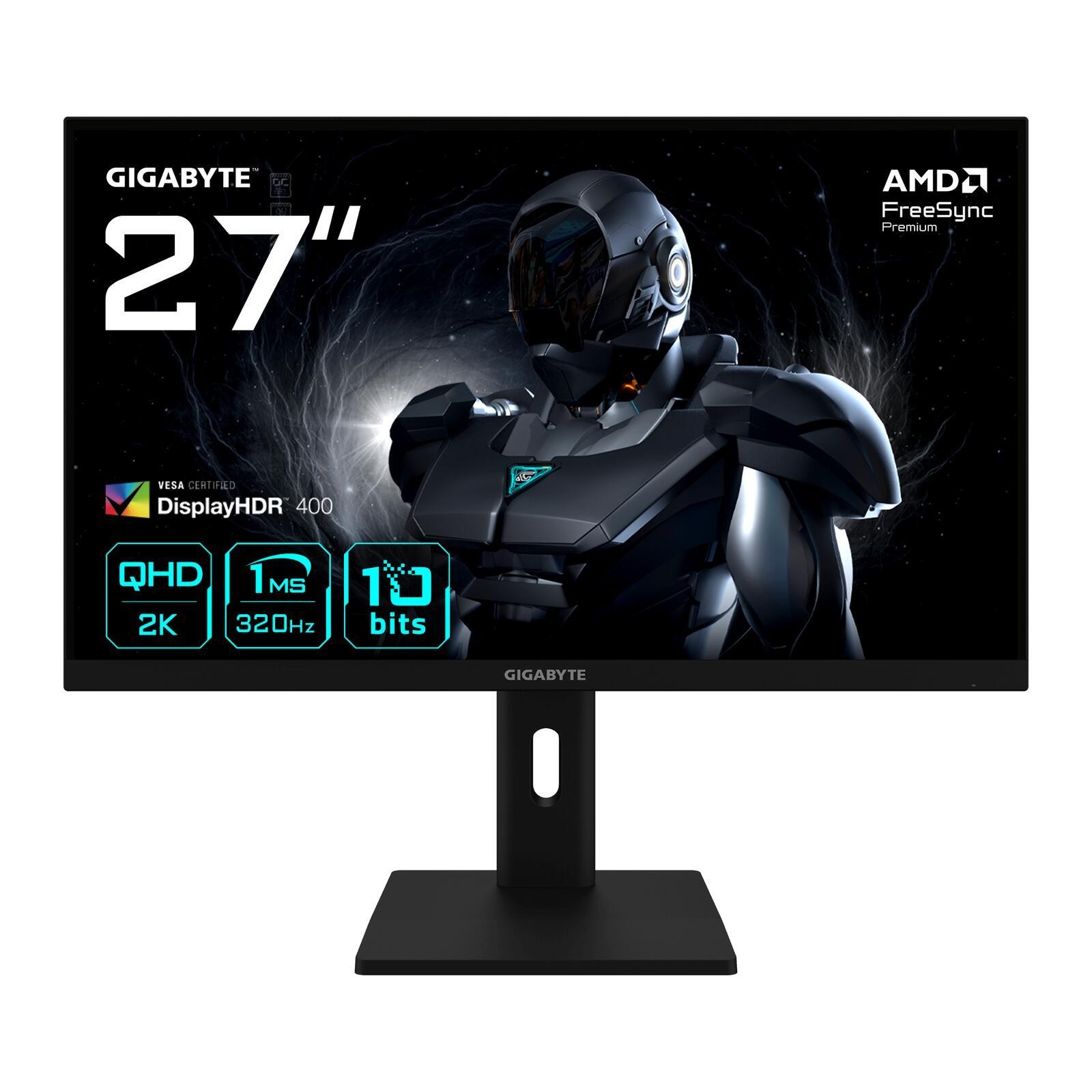 GIGABYTE G27Q3 27 2K QHD Gaming Monitor - 2560 x 1440, 320Hz, 1ms,