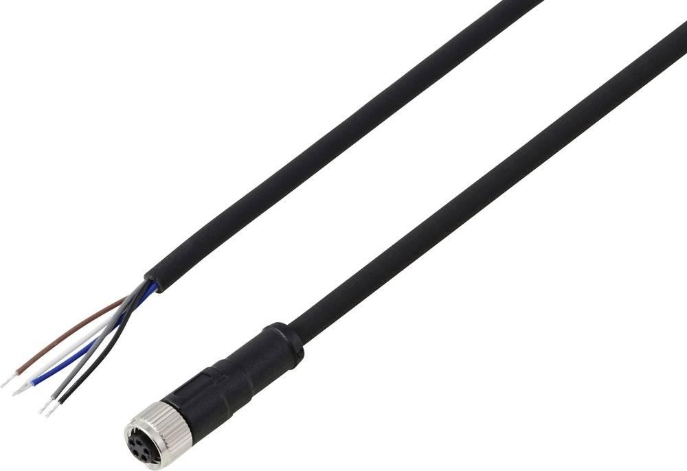 TRU COMPONENTS TC-13751964 Anschlussleitung M8 x 1 Buchse, gerade 10m
