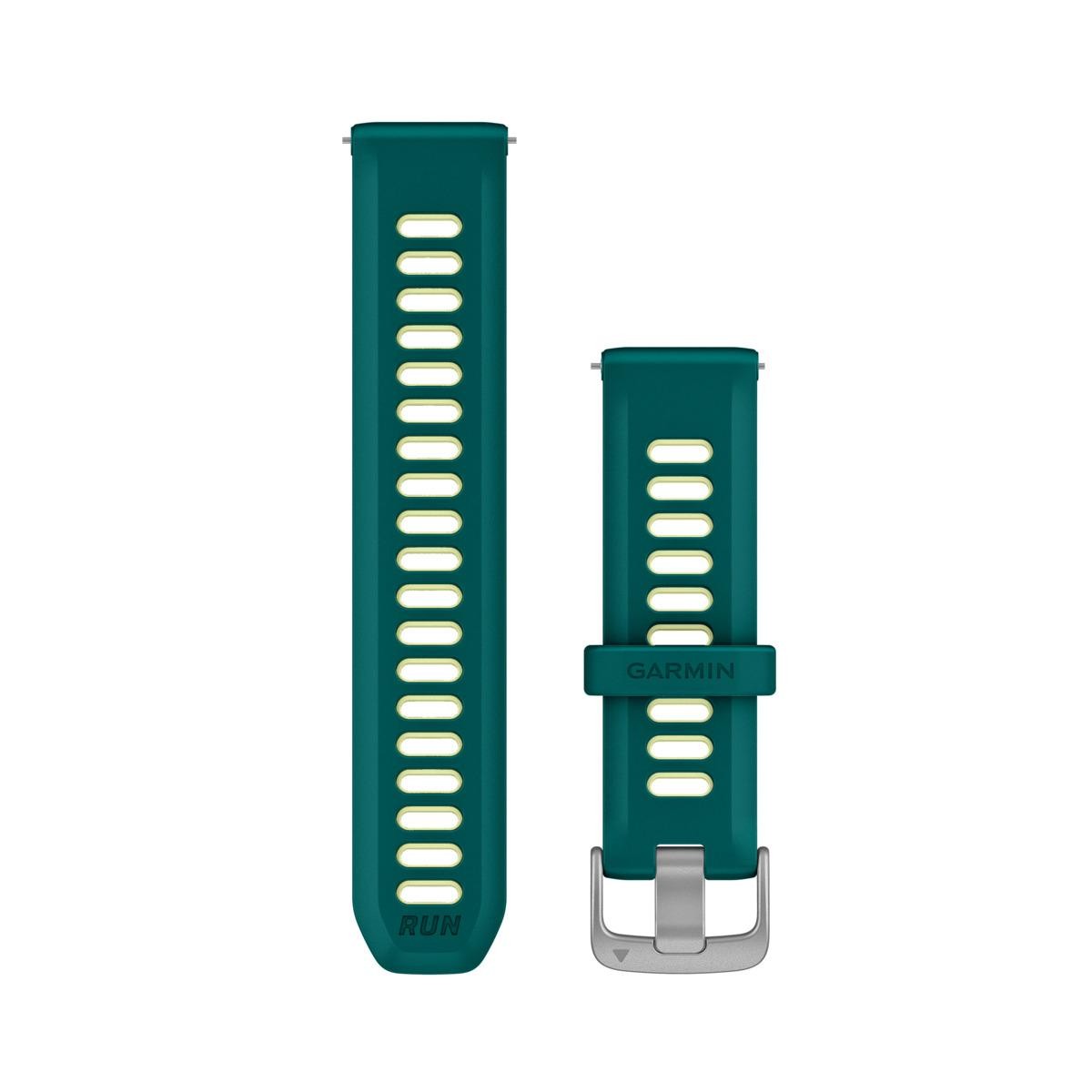 Garmin Schnellwechsel-bracelet 20mm silicone Teal Green/Zitrone -