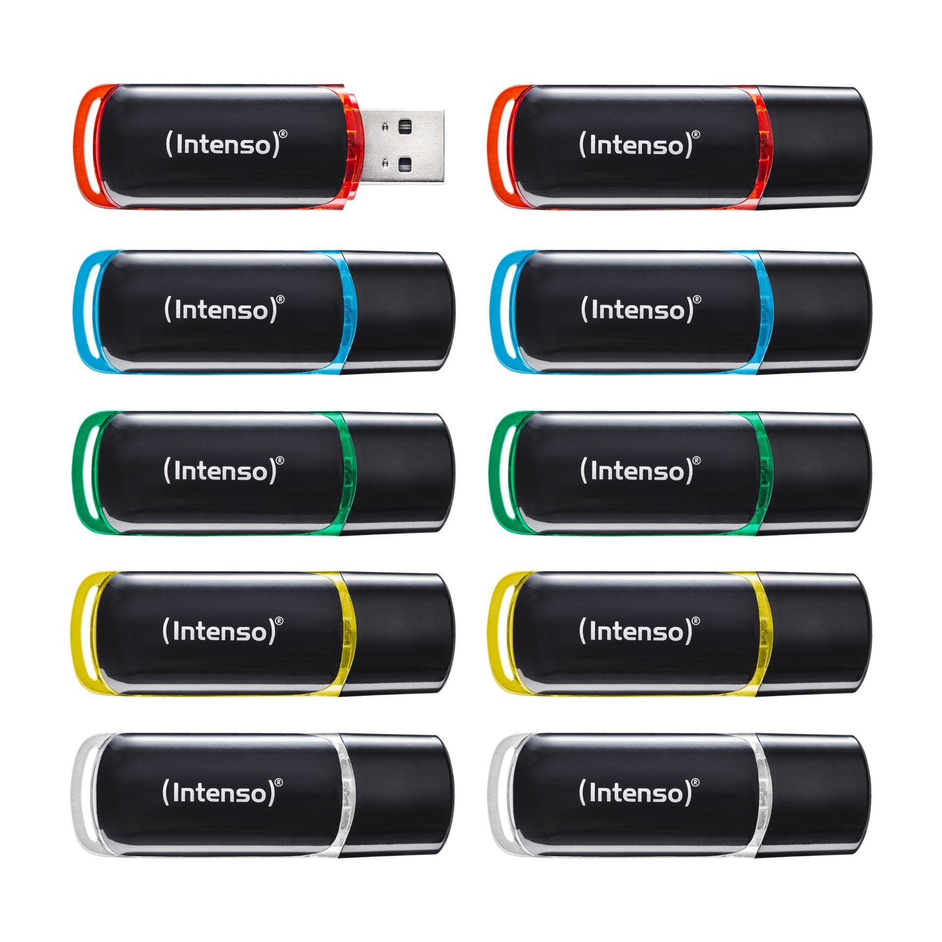 1x10 Intenso Business Line 4GB USB Stick 2.0 farbl.sort.3511551