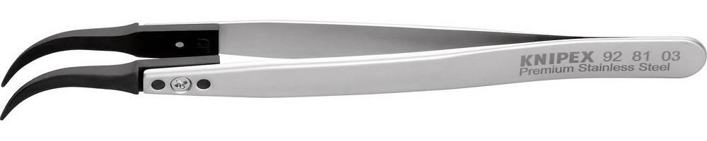 Knipex 92 81 03 ESD Pinzette 1 piece Spitz 130mm