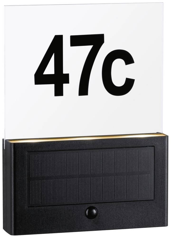 Paulmann 94725 Neda IP44 2200K Solar-Hausnummernleuchte 1 W anthracite