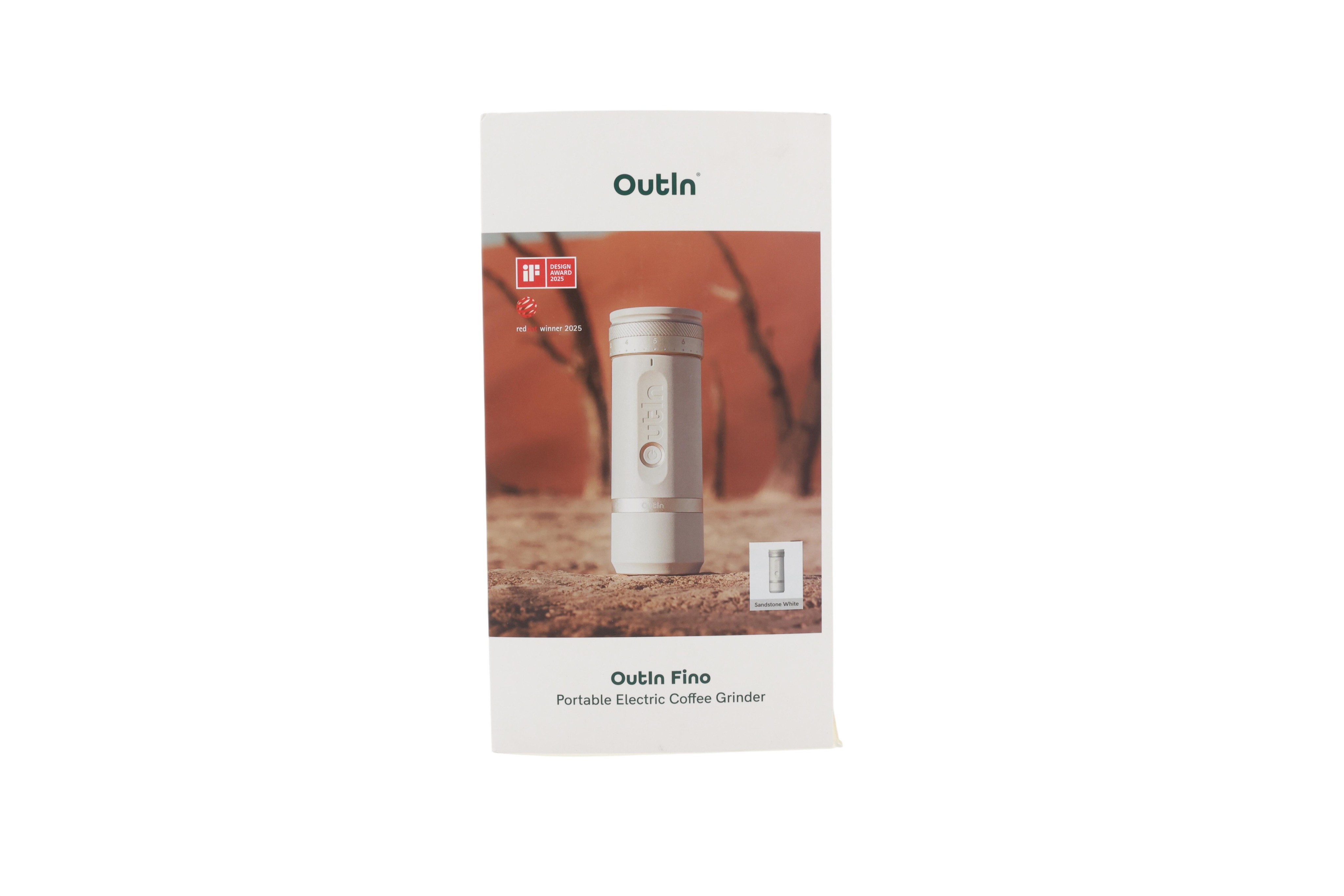 Outin OTCG-01-SW coffee grinder White - Outin OTCG-01-SW, Burr