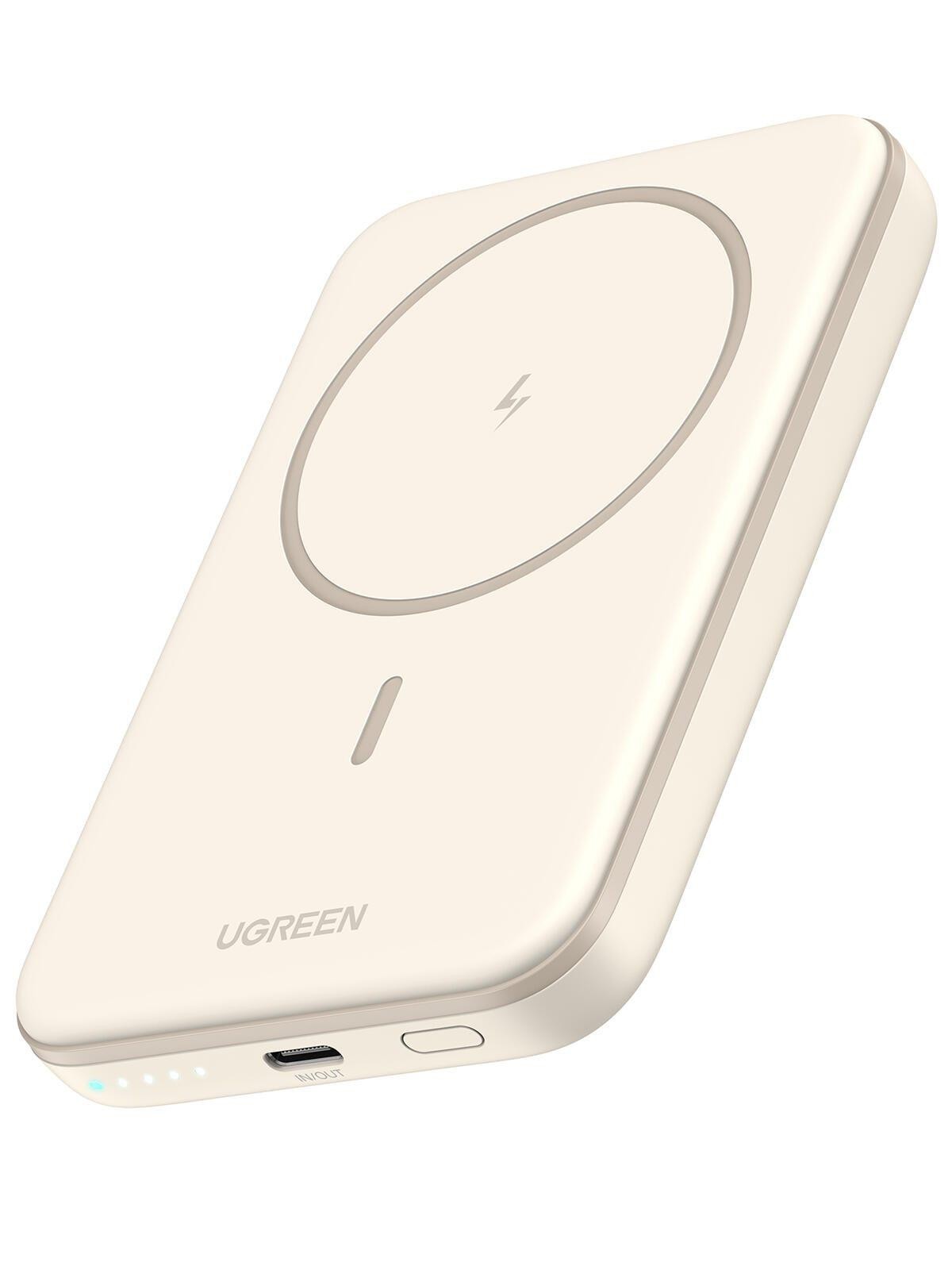 Ugreen 5000mAh Mini Powerbank Wireless 15W with MagSafe white