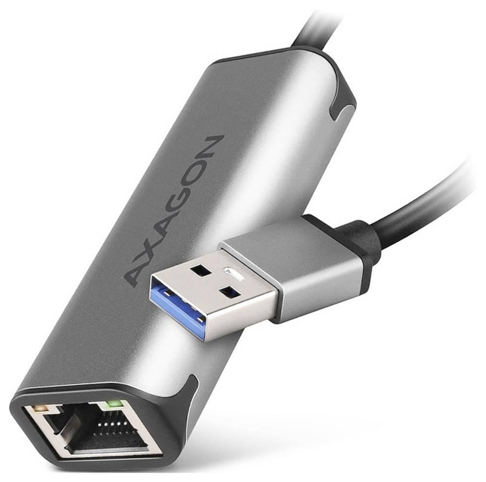 AXAGON USB 2.0 Adapter [1x USB-A Stecker - 1x RJ45-Buchse]