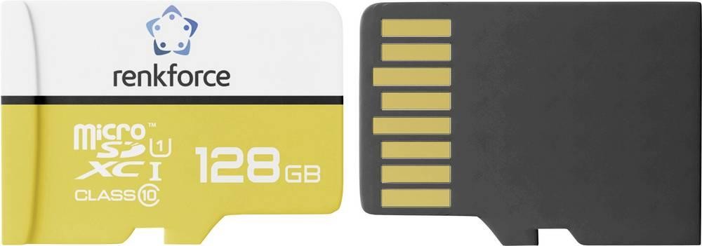 Renkforce RF-mSDXC-128GB microSD-Karte 128GB Class 10, UHS-Class 1,