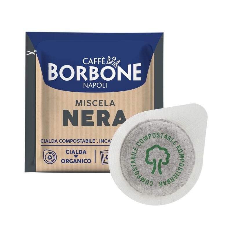 Caffè Borbone Miscela Nera 44mm ESE System Kaffee Pads 100 Stück a