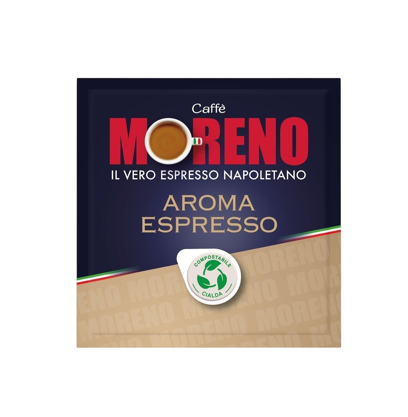 Caff MORENO AROMA ESPRESSO 44mm ESE System Kaffee Pads 150 Stck a 7 g