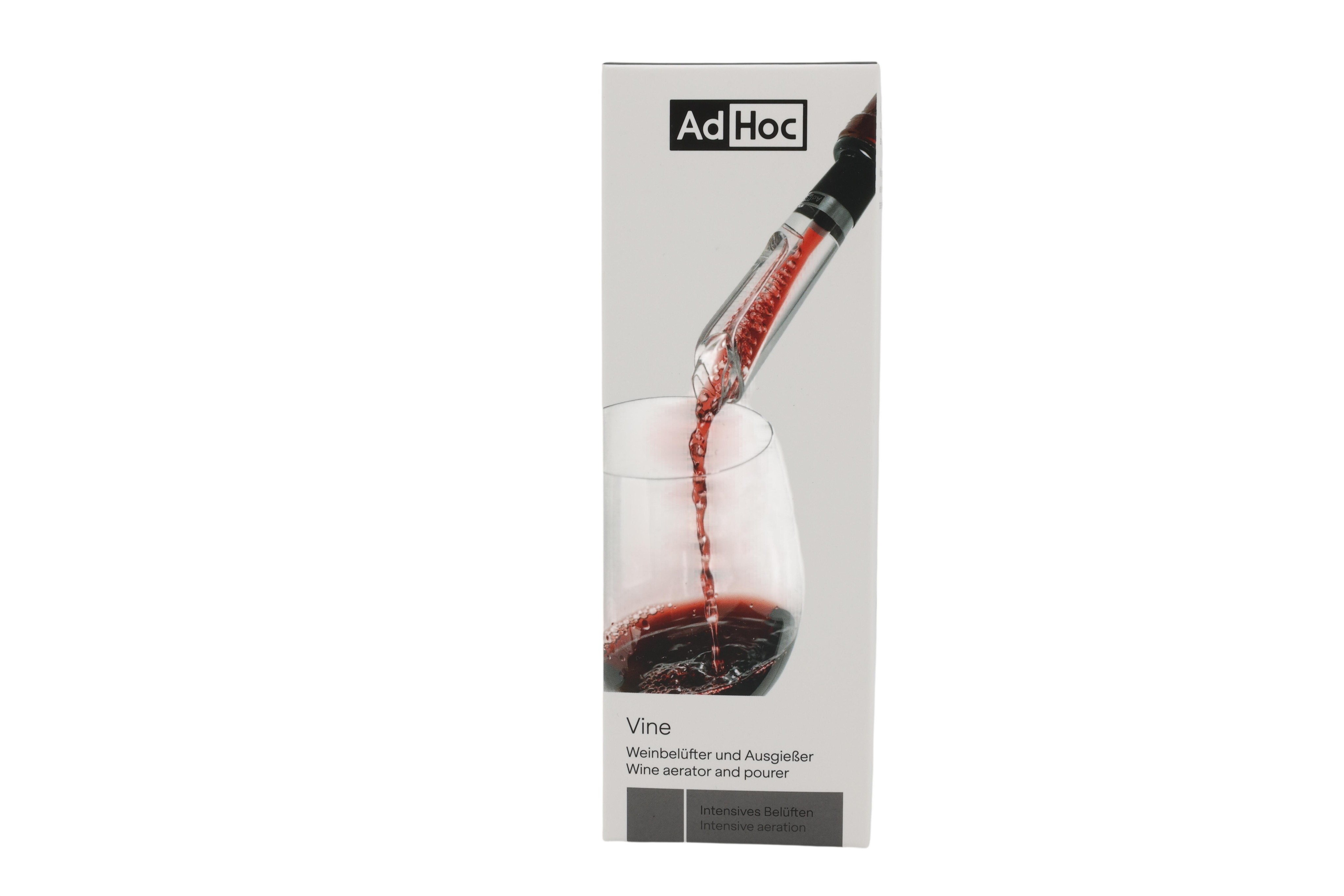 AdHoc VA10 carafe à vin Plastique, Silicone, Acier inoxydable -