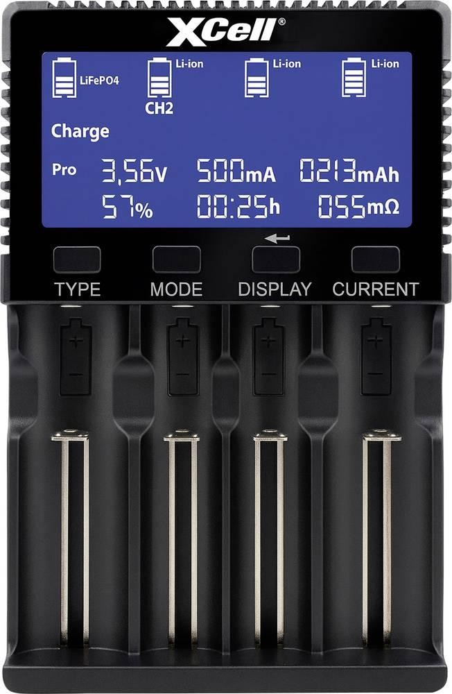 XCell Schnellladegerät LiFePO4, LiIon, NiCd, NiMH 10440, 14500,