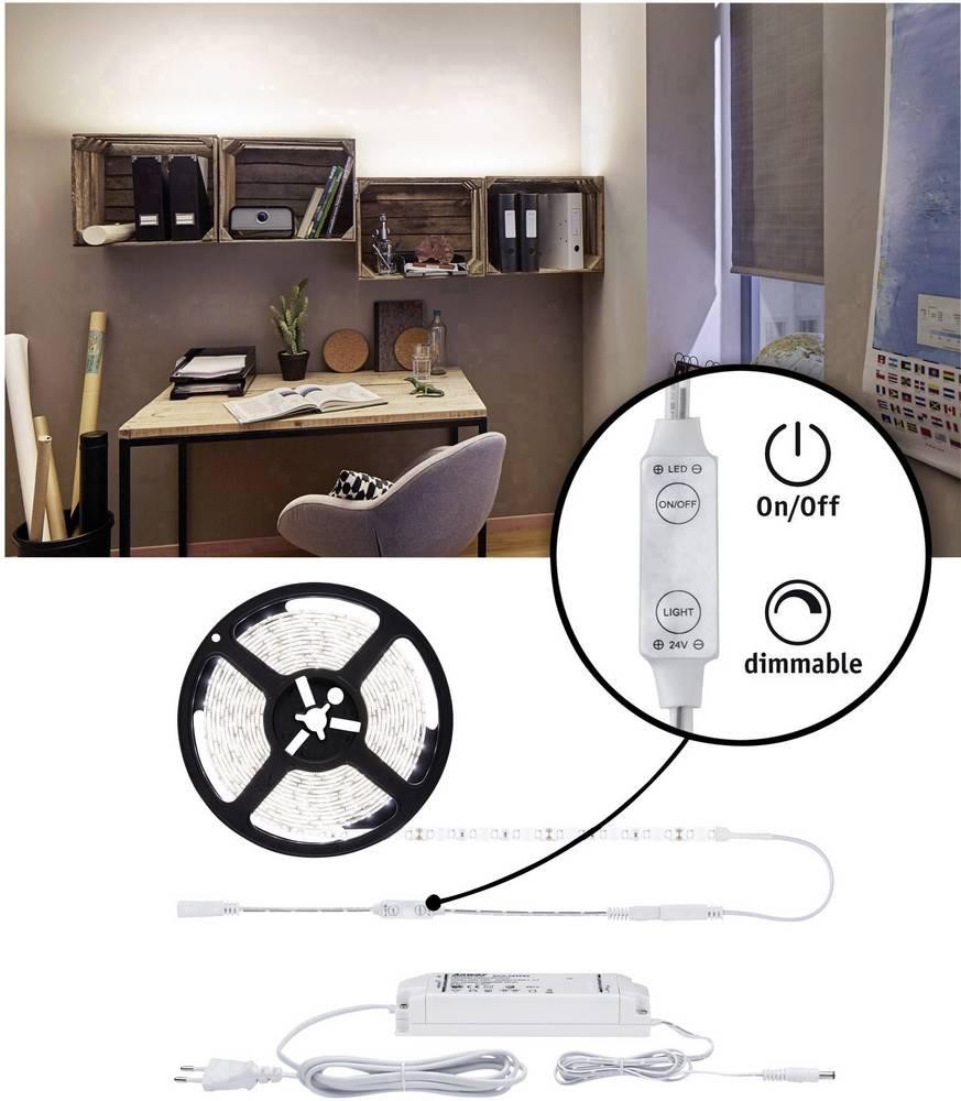 Paulmann SimpLED 78960 LED-Streifen-Komplettset mit Stecker 24V 5m