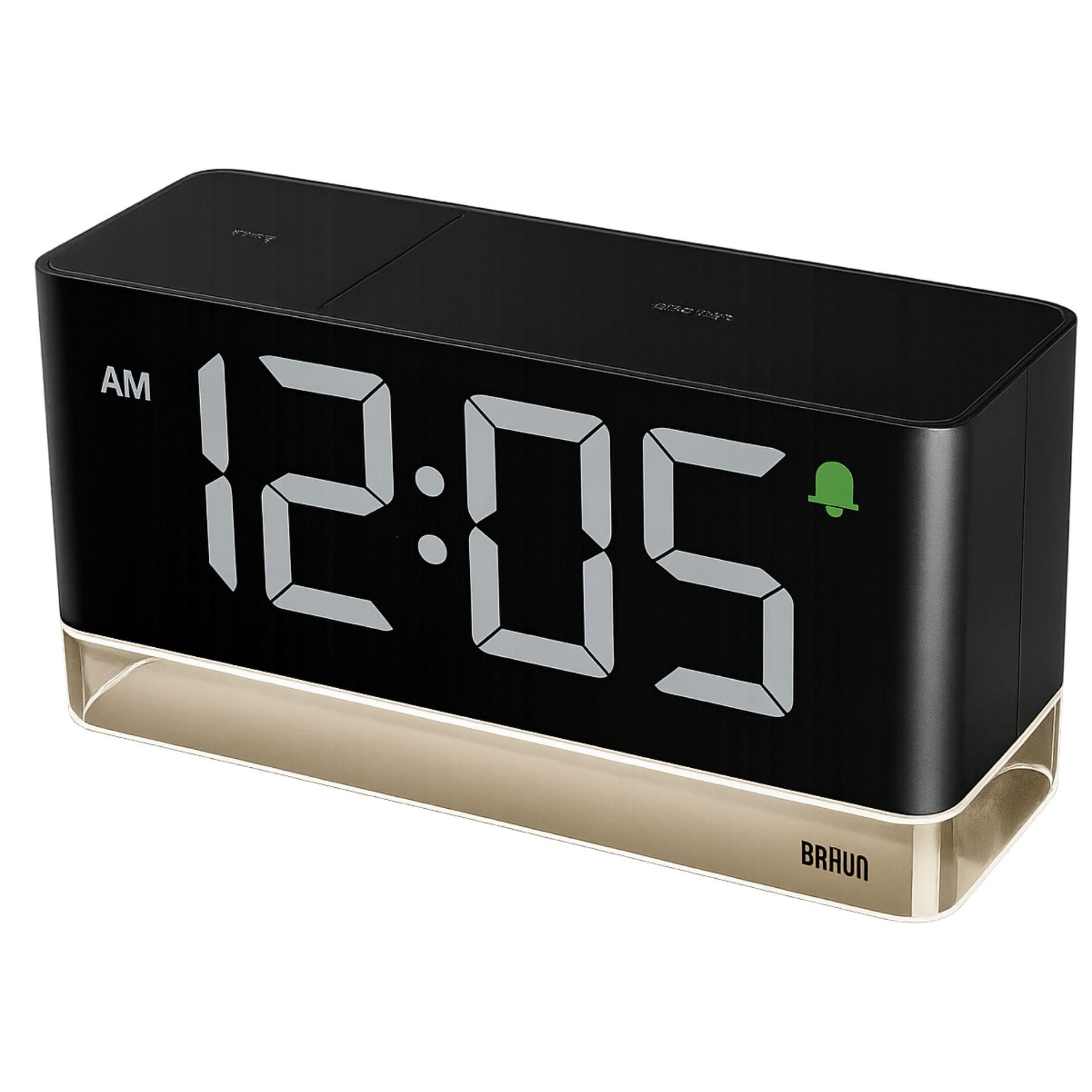 Braun BC 27 BEU digital LED alarm clock
