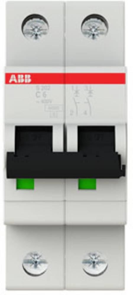 ABB 2CDS252001R0064 S202-C6 Leitungsschutzschalter 2polig