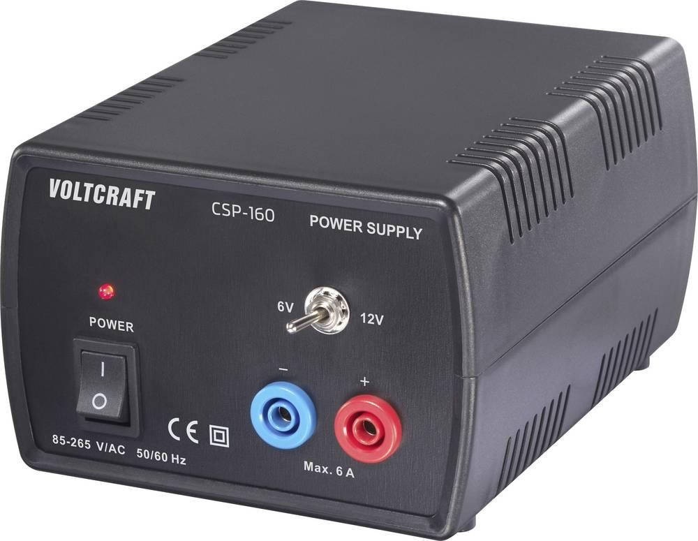 VOLTCRAFT CSP-160 Labornetzgerät Gleichspannung schaltbar 6 V/DC, 12
