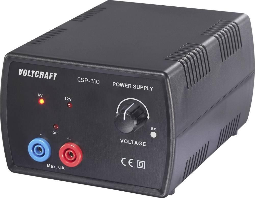 VOLTCRAFT CSP-310 Labornetzgerät, einstellbar 6 V/DC, 12 V/DC 2 - 6A