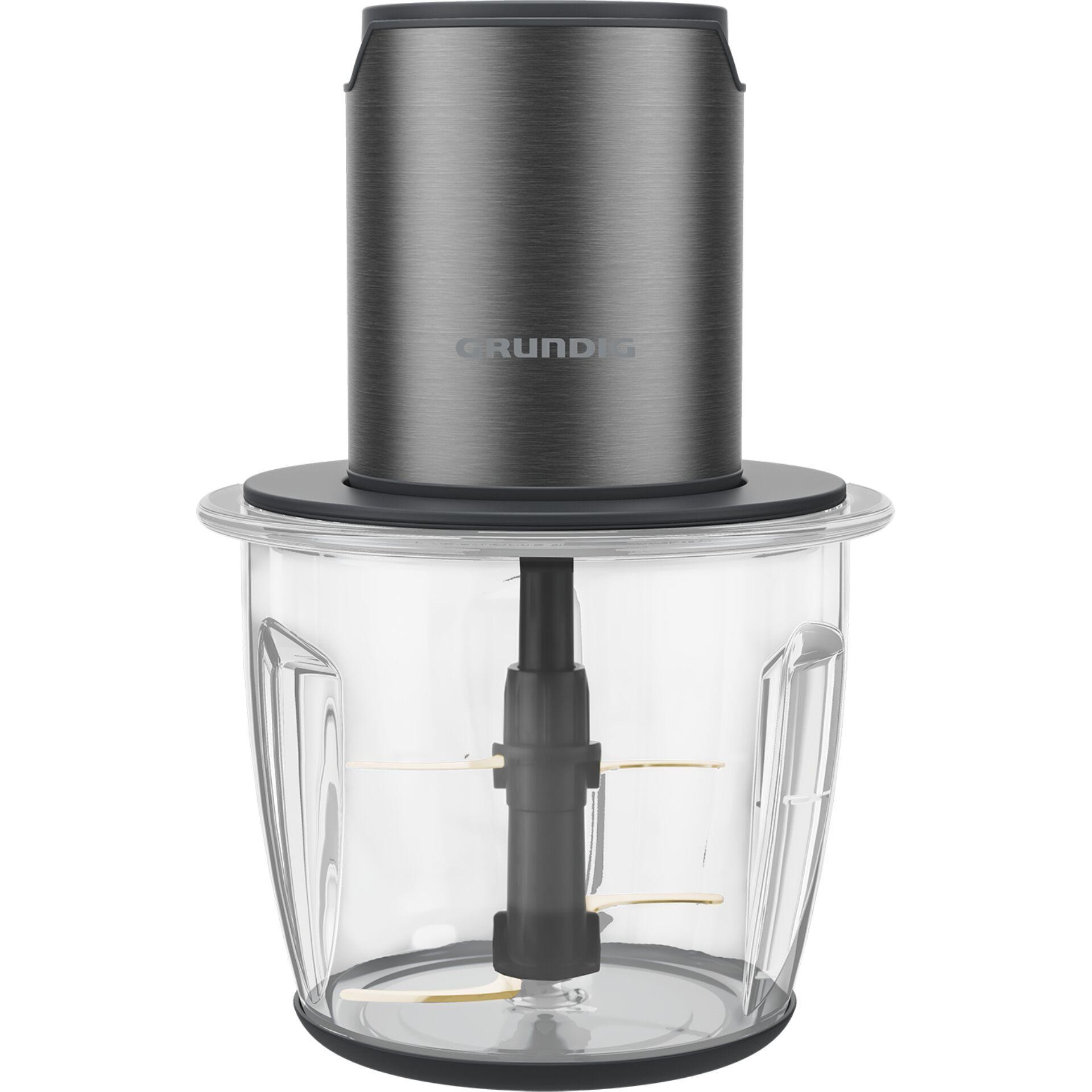 Grundig GMS3670 electric food chopper 1 L 500 W Black, Stainless