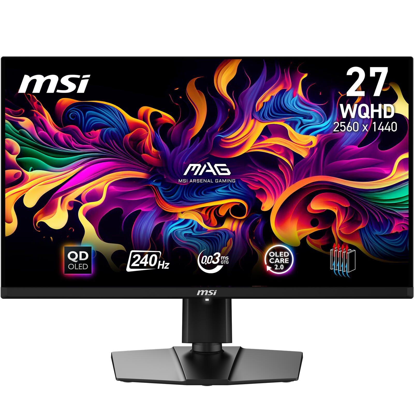 MSI MAG 271QPXDE QD-OLED E2 (67.3 cm (26.5 Zoll), schwarz, WQHD,