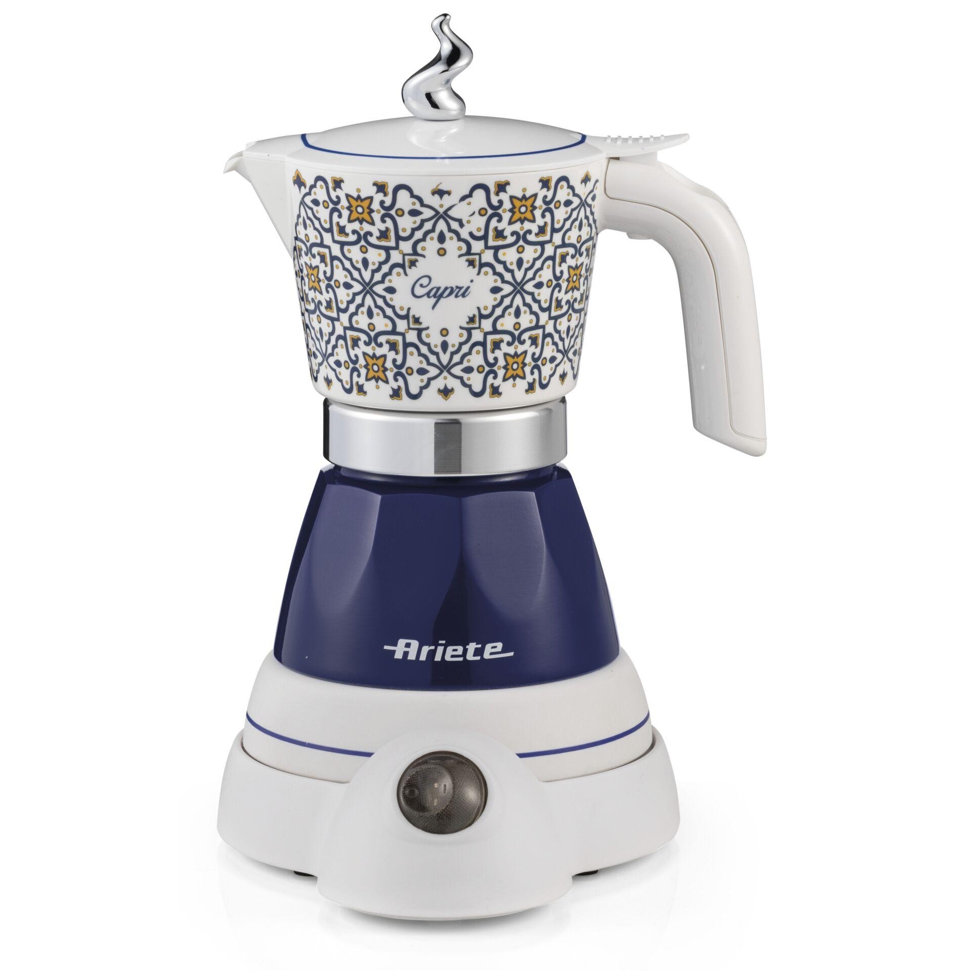 Ariete 1358 Moka Aroma Capri, Electric moka pot, 400W, 2/4 cups,