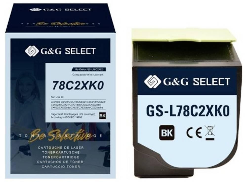 G&G Toner replacement for Lexmark 78C2XK0 compatible black 8500 Pages