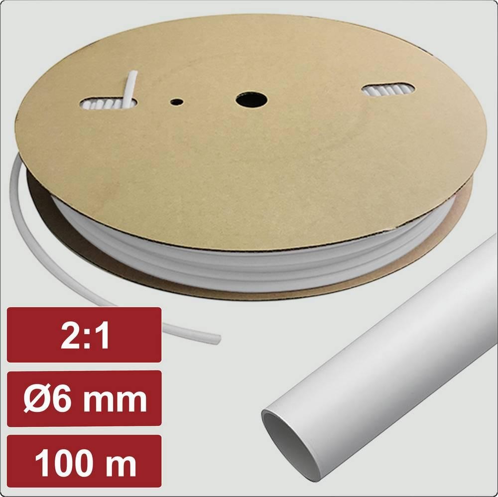 Electronic Garage EG25CA025 Schrumpfschlauch avec Kleber blanc 6mm