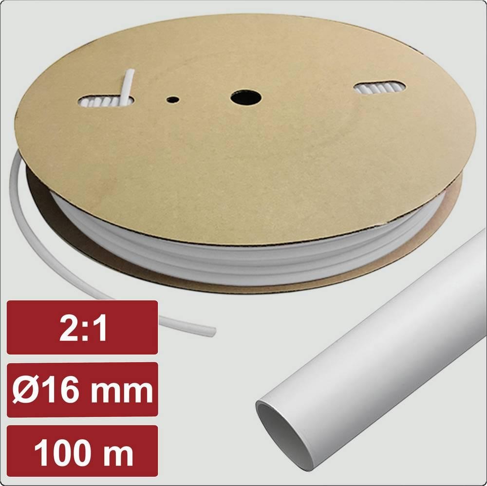 Electronic Garage EG25CA030 Schrumpfschlauch mit Kleber Weiß 16mm