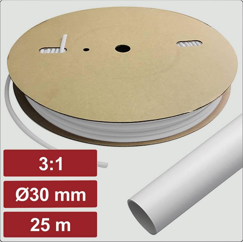 Electronic Garage EG25CA089 Schrumpfschlauch mit Kleber Weiß 30mm