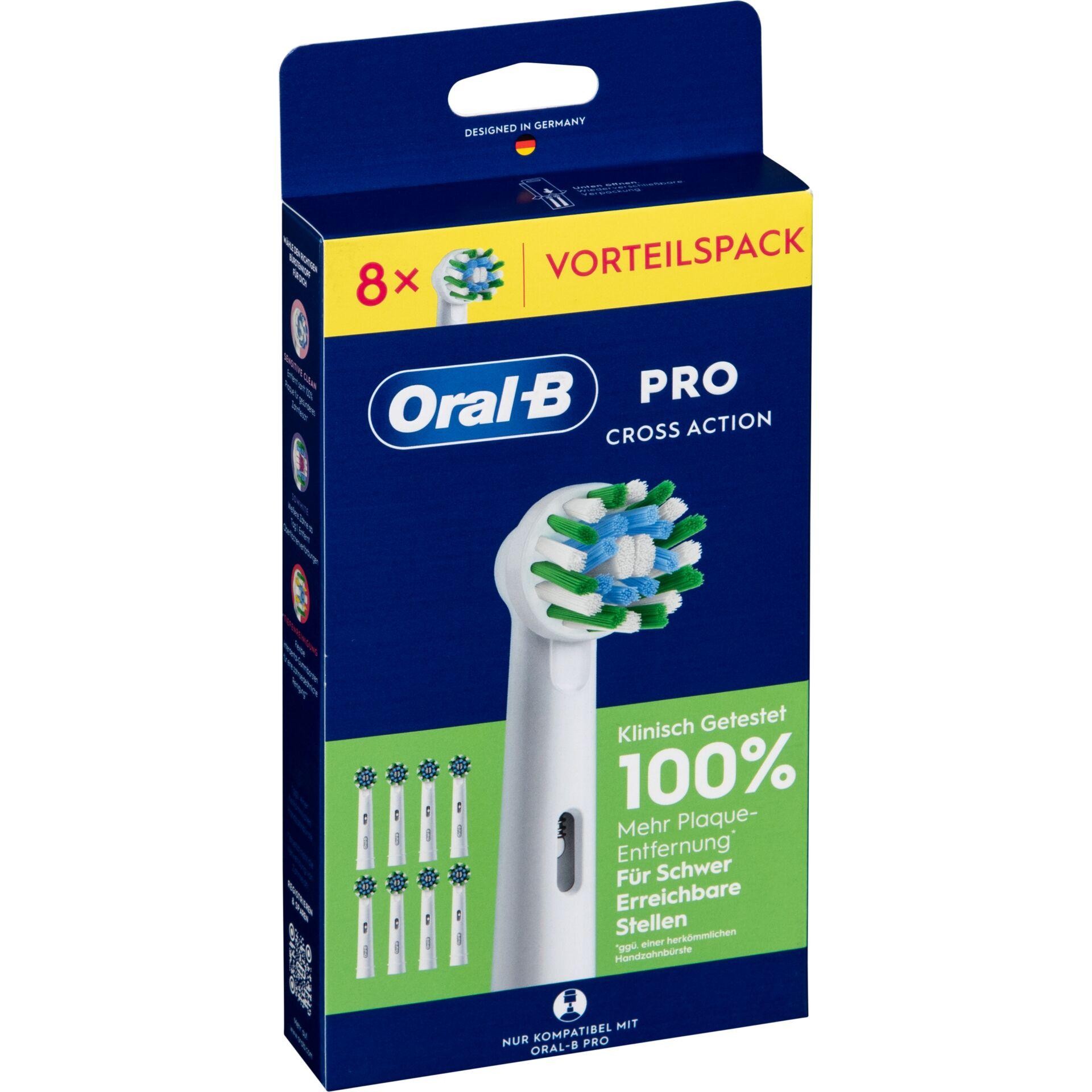 Oral-B Aufsteckbürsten Pro CrossAction 8er