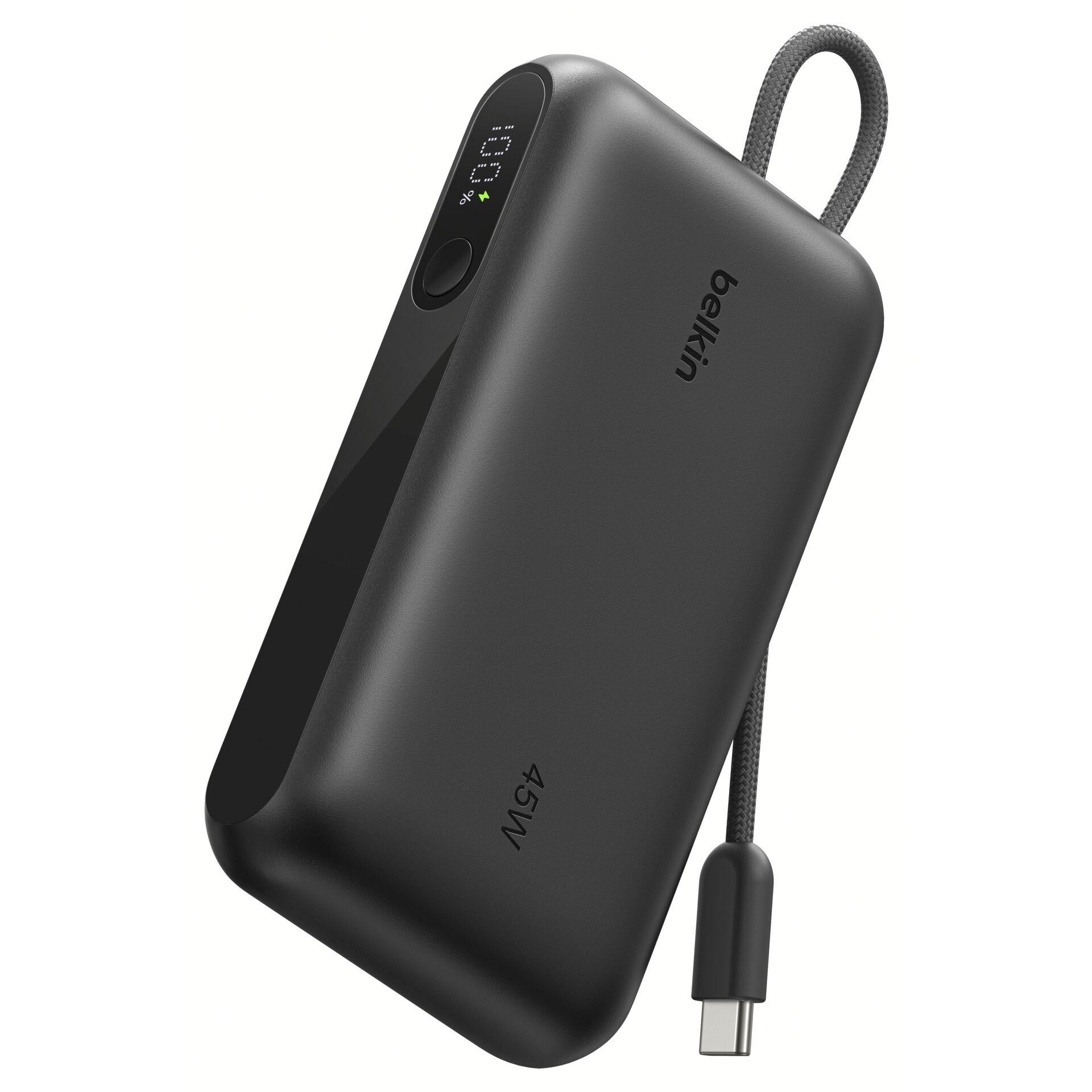 Belkin BOOST CHARGE Powerbank, 10.000mAh 45W, USB-A & -C, blk