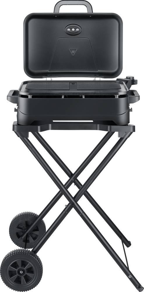 Severin PG 8598 Barbecue-Elektrogrill, auf Rollen fahrbar, abnehmbarer Standfuß