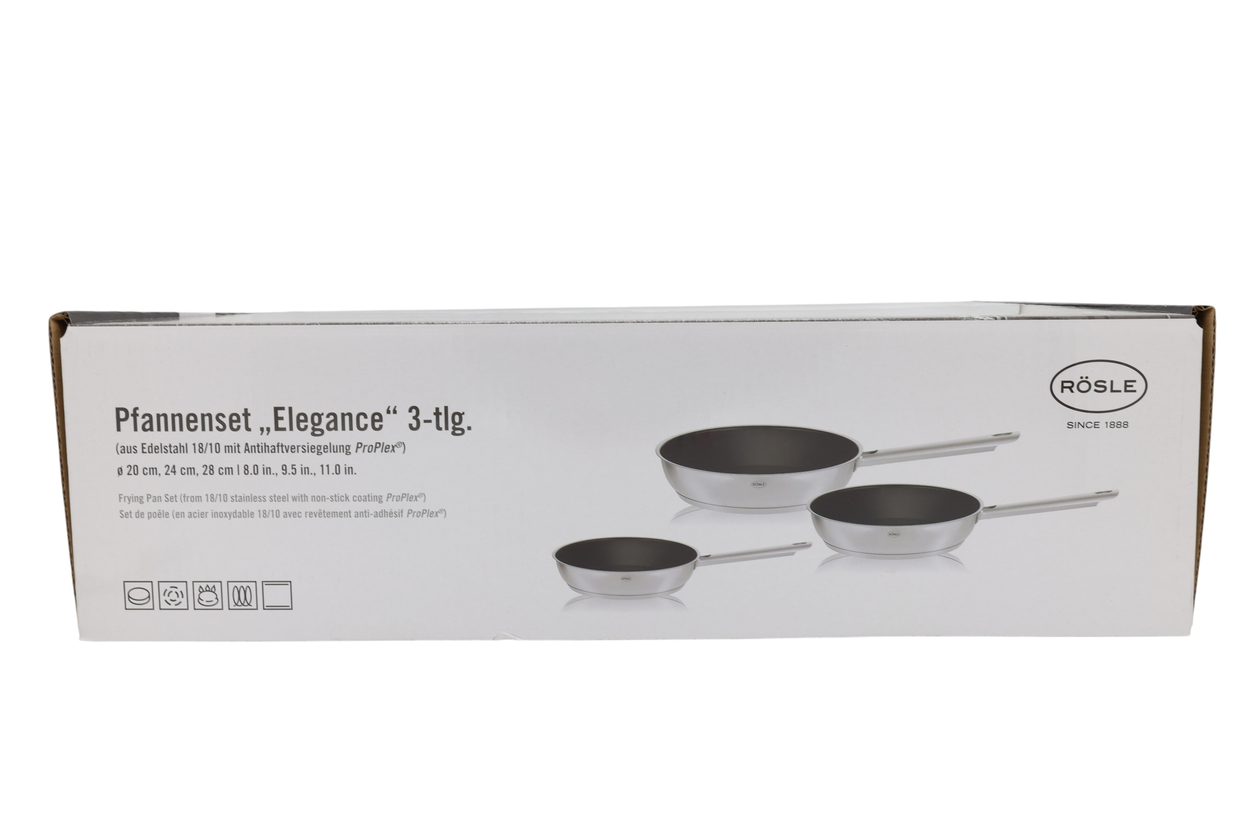 RÖSLE ELEGANCE Bratpfannen-Set 3-tlg