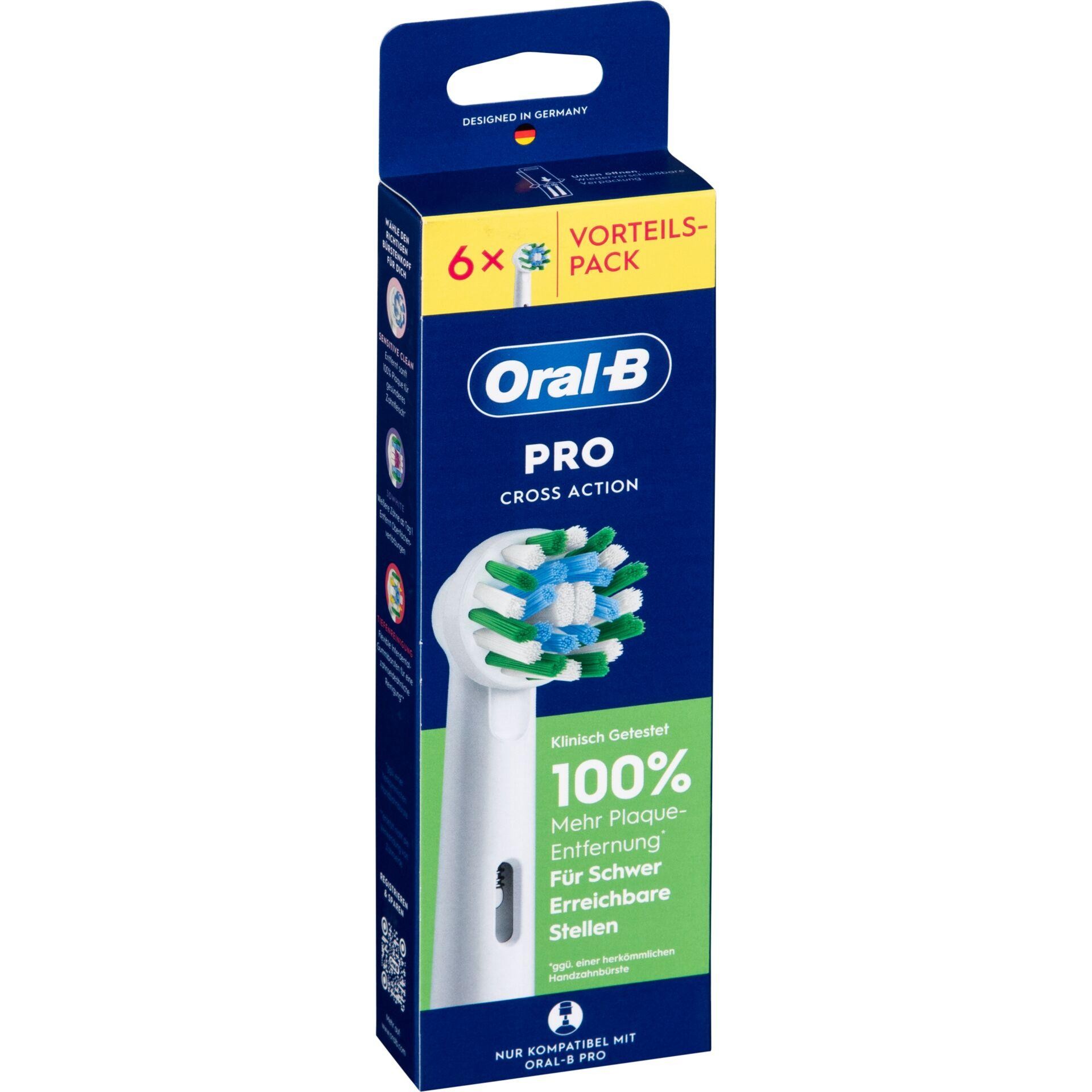 Oral-B Aufsteckbürsten Pro CrossAction 6er