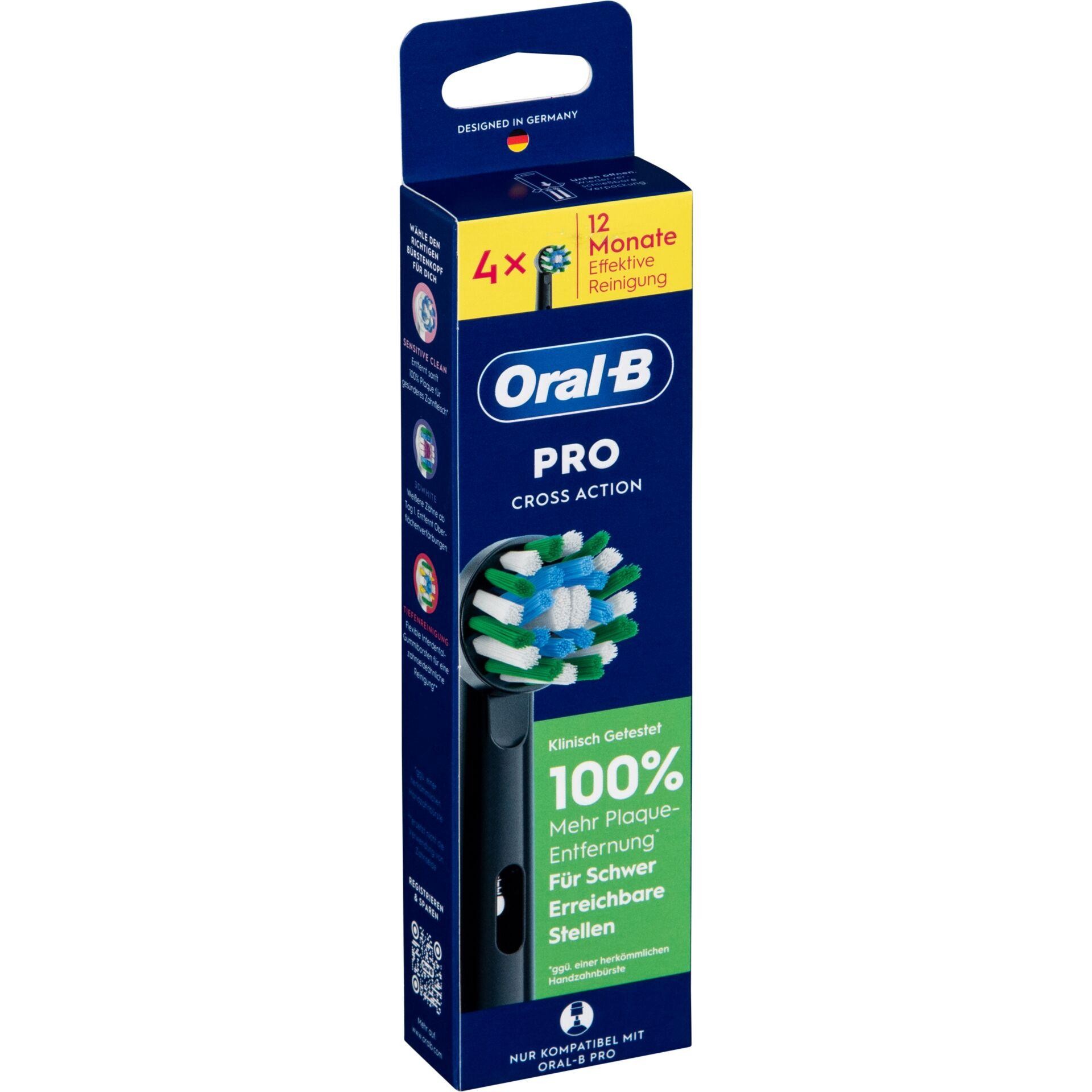 Oral-B 015431 toothbrush head 4 pc(s) Black - Oral-B 015431, 4 pc(s),