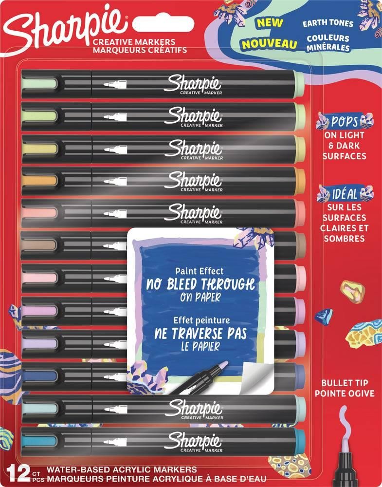 SHARPIE ACRYLIC KREATIVMARKER Earth Tone