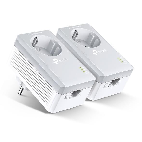 TP-Link TL-PA4010P KIT AV600 Passthrough Powerline Starter Kit
