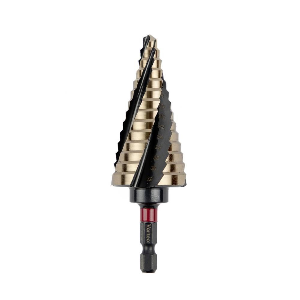 C.K T3016 6-32 HSSE-Co 5 Stufenbohrer 6 mm, 8 mm, 10 mm, 12 mm, 14 mm,